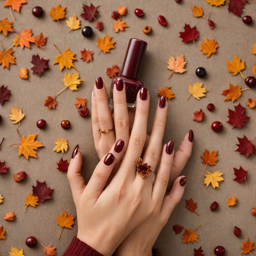 Paznokcie jesienne: najmodniejsze kolory i wzory na tę porę roku